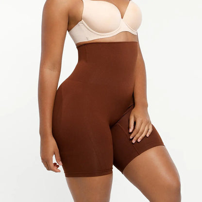 Shapellx Shapewear Sculpting Shorts for Women Seamless High Waisted Body Tummy Control Shaper Thigh Slimming Underwear