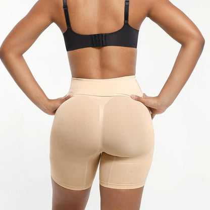 Shapellx Shapewear Sculpting Shorts for Women Seamless High Waisted Body Tummy Control Shaper Thigh Slimming Underwear
