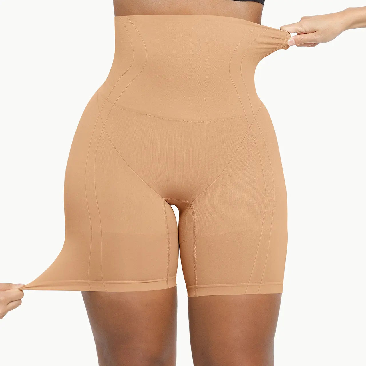 Shapellx Shapewear Sculpting Shorts for Women Seamless High Waisted Body Tummy Control Shaper Thigh Slimming Underwear